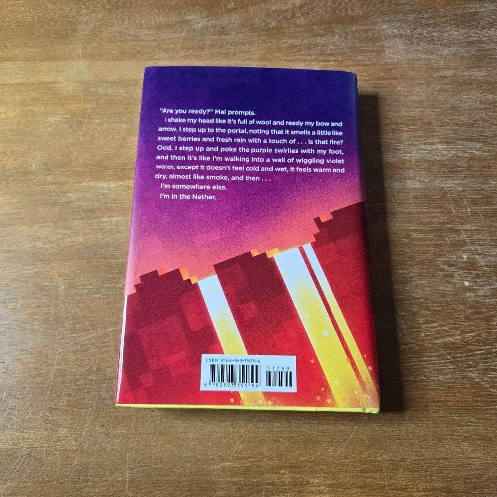 Minecraft Mob Squad Never Say Nether First Edition 2022 Hardcover Book